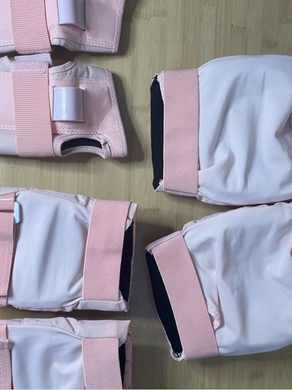 Women’s Impala Pink Protective Skate Pads Set - Picture 3 of 5